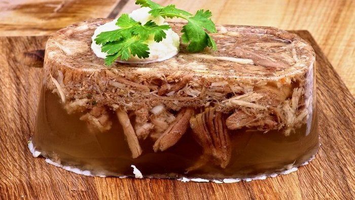 Зеркальный холодец по-грузински Зеркальный холодец по-грузински