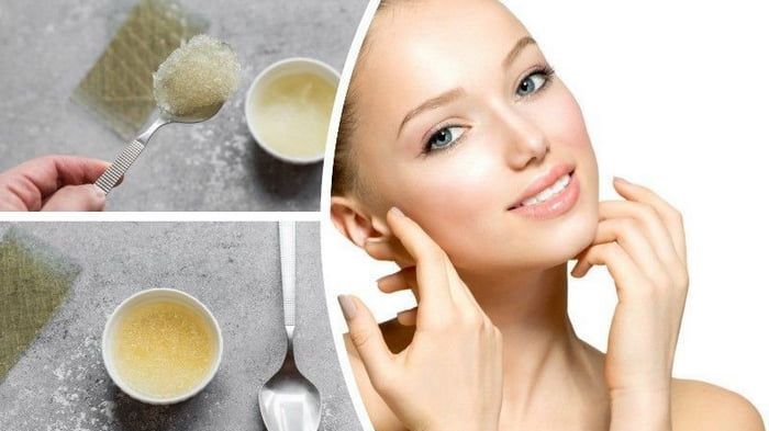 Маска для лица с желатином Маска для лица с желатином