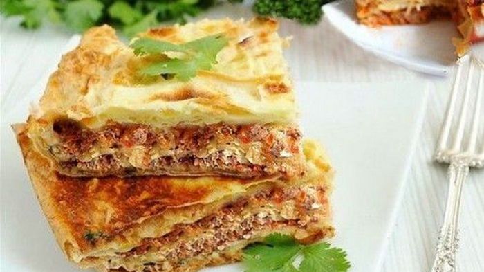 Диетический мясной пирог к обеду Диетический мясной пирог к обеду