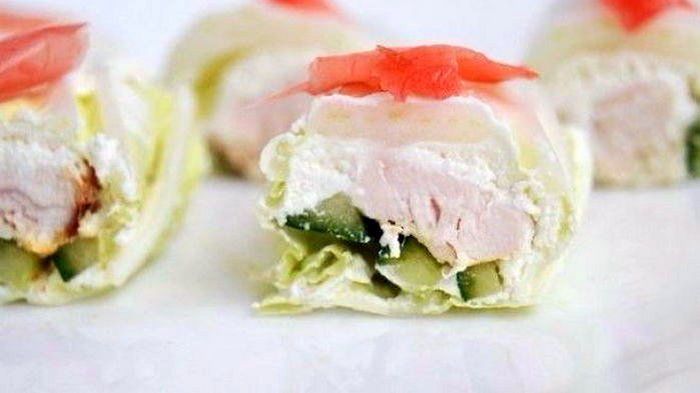 Готовим диетические куриные роллы