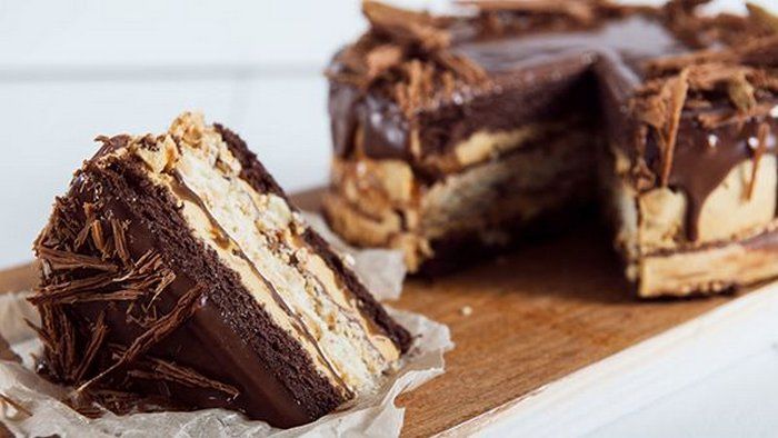 Торт с арахисом, который будет числиться у семьи в любимых Торт с арахисом, который будет числиться у семьи в любимых