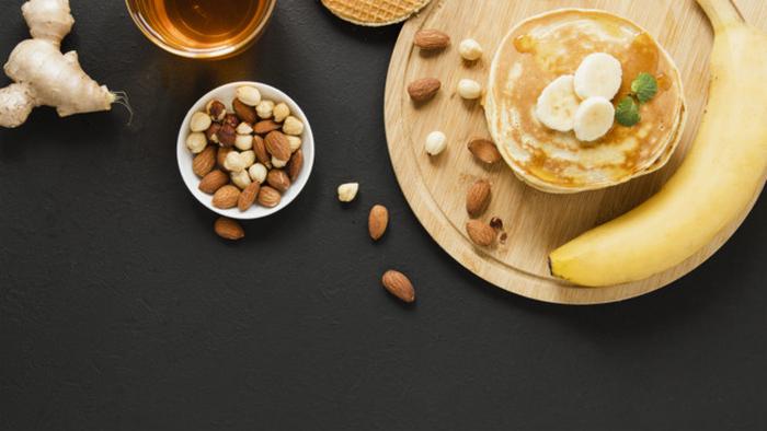 Банановые оладьи на кокосовом молоке