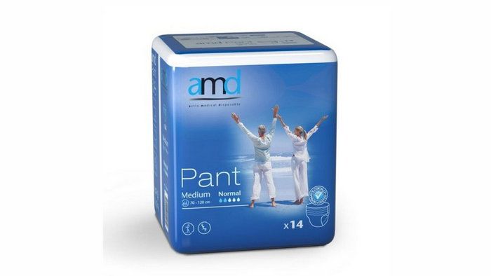 Підгузники-трусики для дорослих AMD Pant Normal: переваги Підгузники-трусики для дорослих AMD Pant Normal: переваги