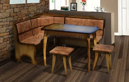 Кухонні куточки зі столом — ідеальний вибір для невеликого простору