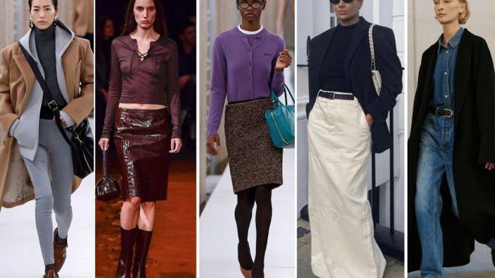 Юбки, тренчи, джинсы и костюмы: стилист назвала самые модные образы осени 2023