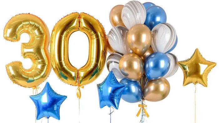 Воздушные шары с цифрами: оригинальный способ объявить о значимом событии