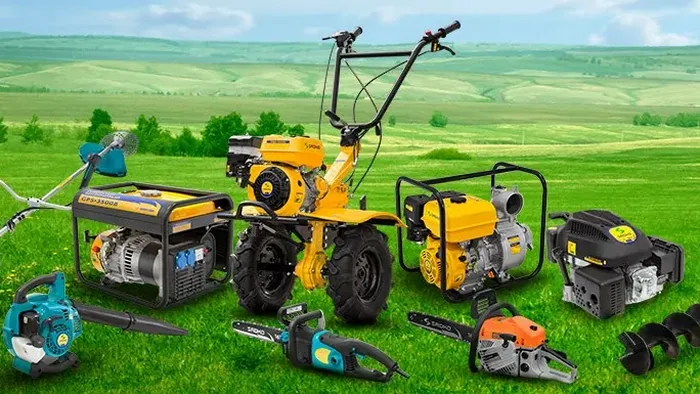 Большой выбор специализированной техники для сада