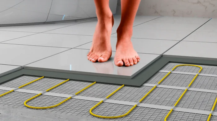 В каких комнатах класть теплый пол под плитку