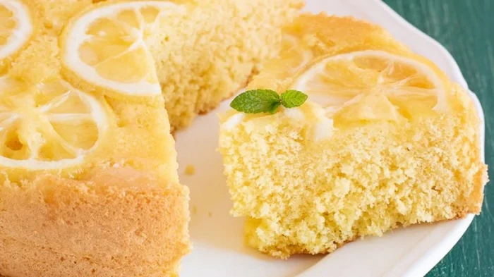 Очень просто приготовить: рецепт лимонного перевернутого пирога