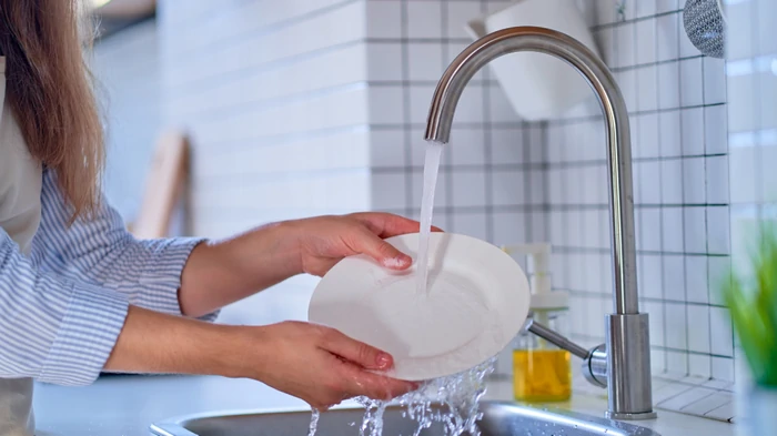 Немецкие хозяйки не ополаскивают посуду от моющего средства, вот почему