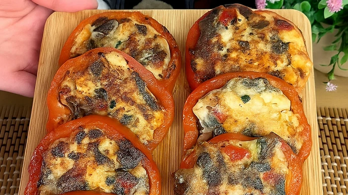 Фаршированные кольца болгарского перца: рецепт оригинальной и сытной закуски