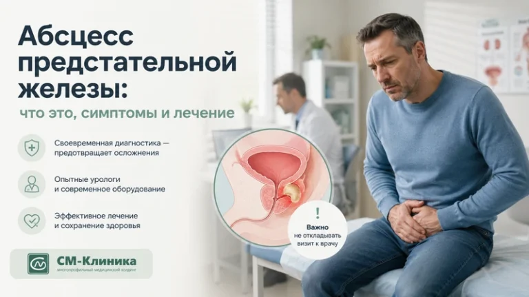 Абсцесс предстательной железы: что это, симптомы и лечение