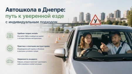Автошкола в Днепре: путь к уверенной езде с индивидуальным подходом