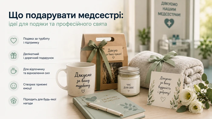 Що подарувати медсестрі: ідеї для подяки та професійного свята