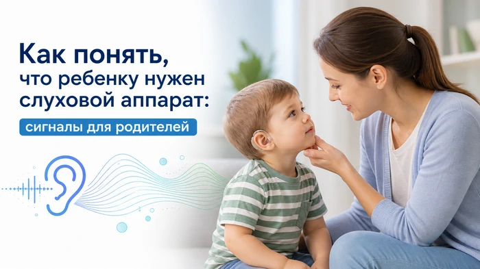 Как понять, что ребенку нужен слуховой аппарат: сигналы для родителей