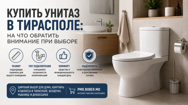 Купить унитаз в Тирасполе: на что обратить внимание при выборе
