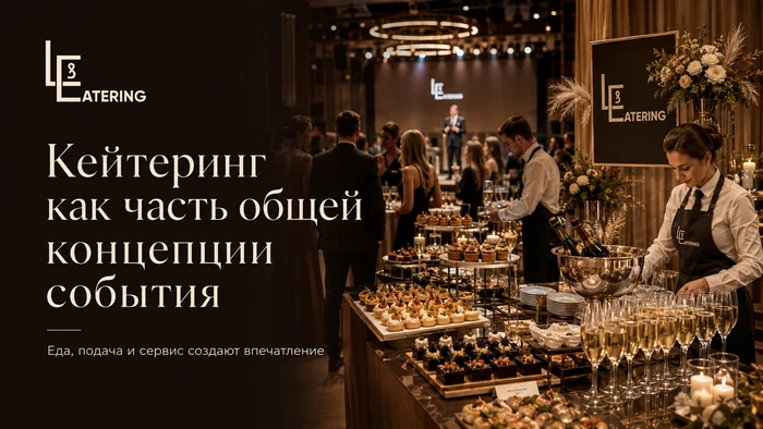 Кейтеринг как часть общей концепции события Кейтеринг как часть общей концепции события
