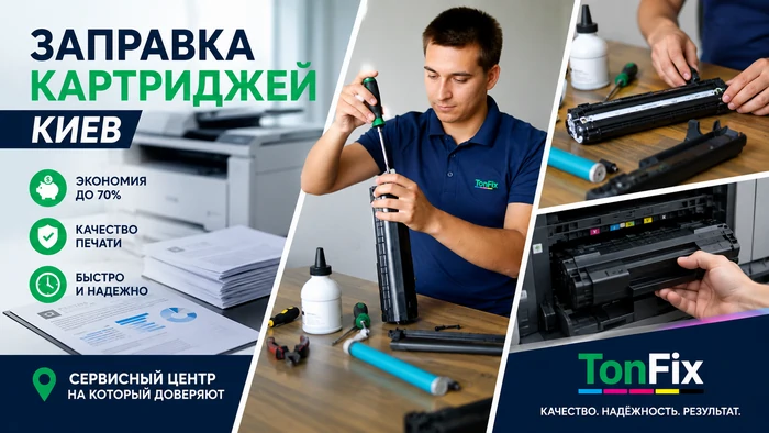 Почему многие заправляют картриджи в Киеве у TonFix? Почему многие заправляют картриджи в Киеве у TonFix?