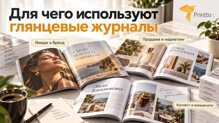 Для чего используют глянцевые журналы